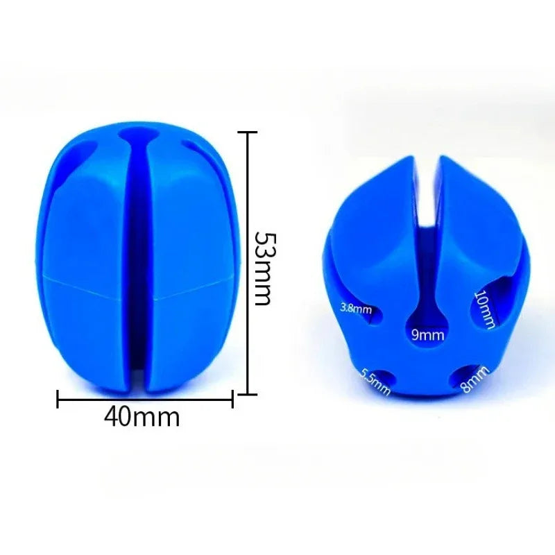 Fishing Accessories Lure Rod Holder Rod Ball Rod Puller Storage Ball Fishing Silicone Rod Ball