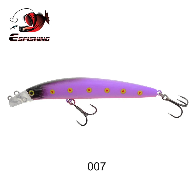 KESFISHING Floating Hard Lure 10cm 9.5g Dive 0.1-0.5m Quality Professional Minnow Choose Different Depth Top Water Fish