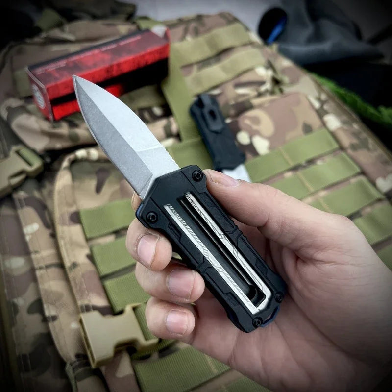KS 1190 Utility Folding Knife 440C Blade Nylon Fiber Handle Outdoor Camping Hiking Combat Self-defense Tactics Hunting Knives