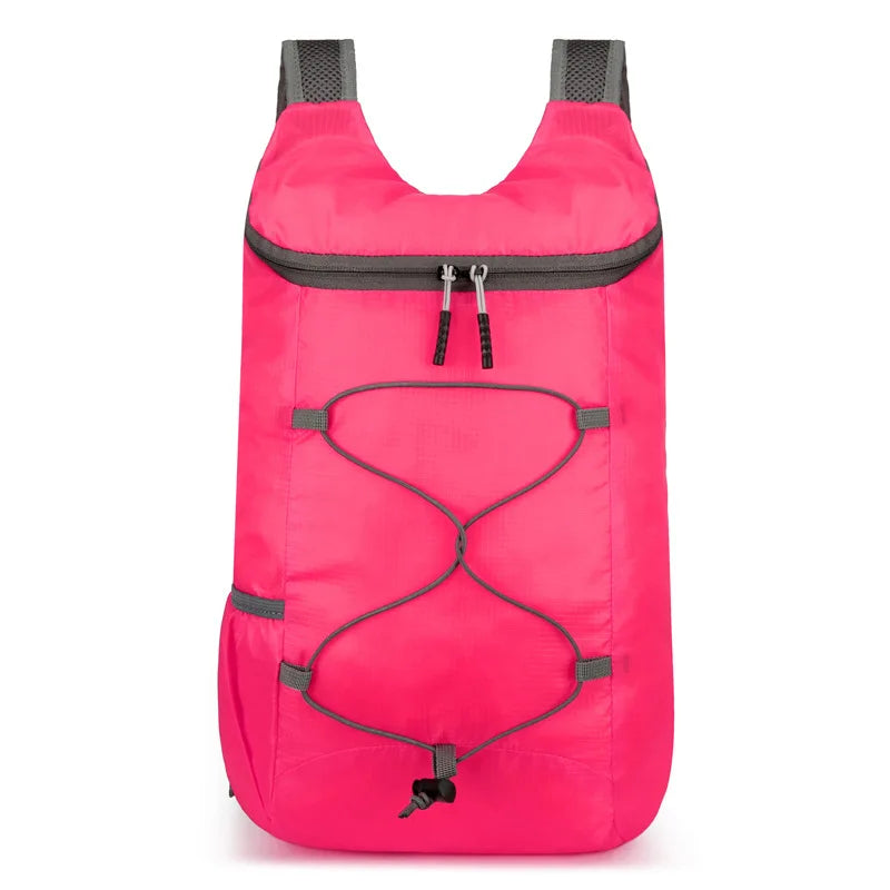 Portable Outdoor Sports Backpack, Ultra Light Large Capacity Folding Backpack, Perfect for Hiking, Biking, Traveling, Commuting
