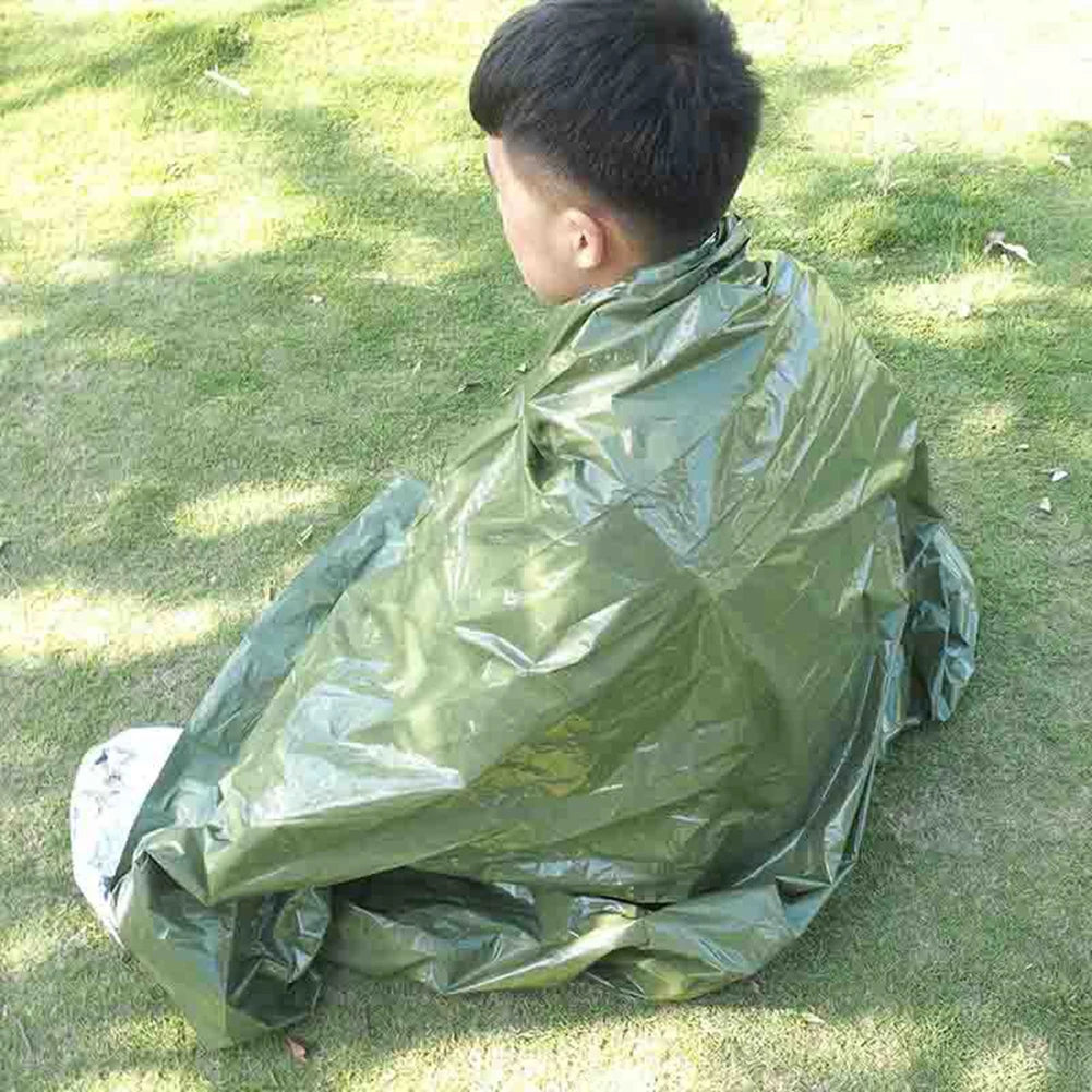 Emergency Blanket Outdoor Survive First Aid Military Rescue Kit Windproof Waterproof Foil Thermal Blanket for Camping Hiking