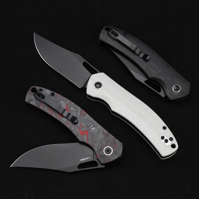 G0041 Pocket Folding Camping Knife 14C28N Blade G10 Handle Survival Hunting Tactical Knives Outdoor Mini Utility Fruit EDC Tools