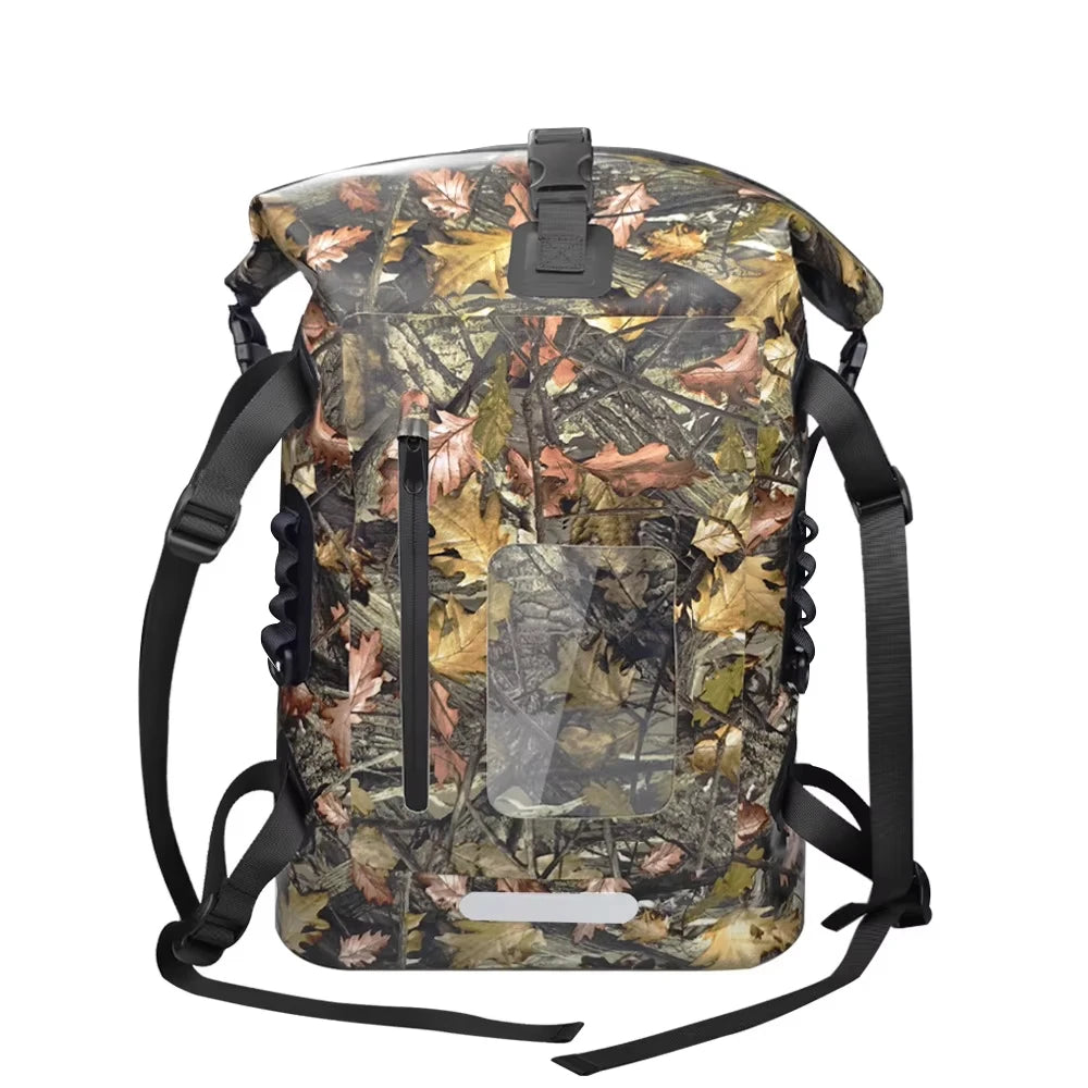 30L Waterproof Dry Bag Fishing Backpack Drift Swimming River Trekking Shoulder Bait Fishing Bucket Gear Diving Rafting Kayak Bag