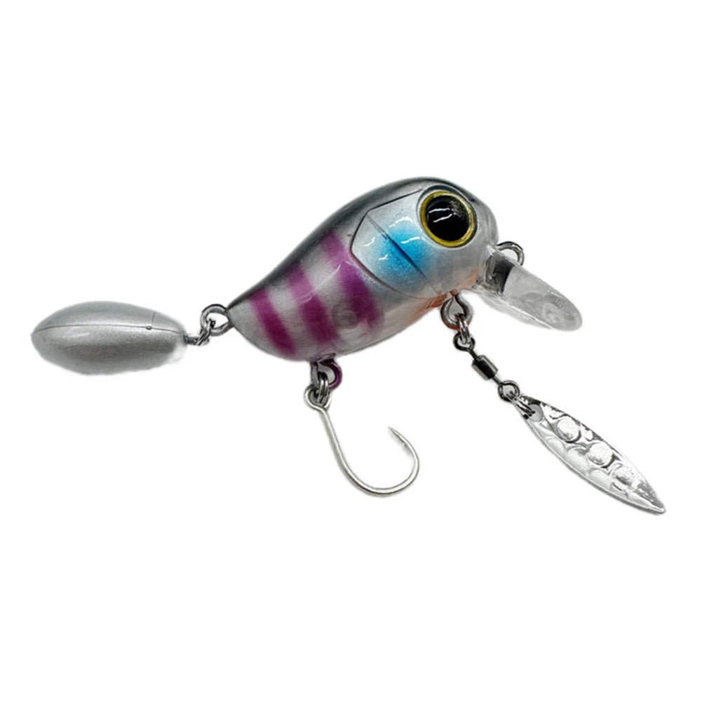 Fishing Tool For Anglers 30mm Length Fishing Lure Floating Minnow Life-like Lightweight Swimming Action Top Water