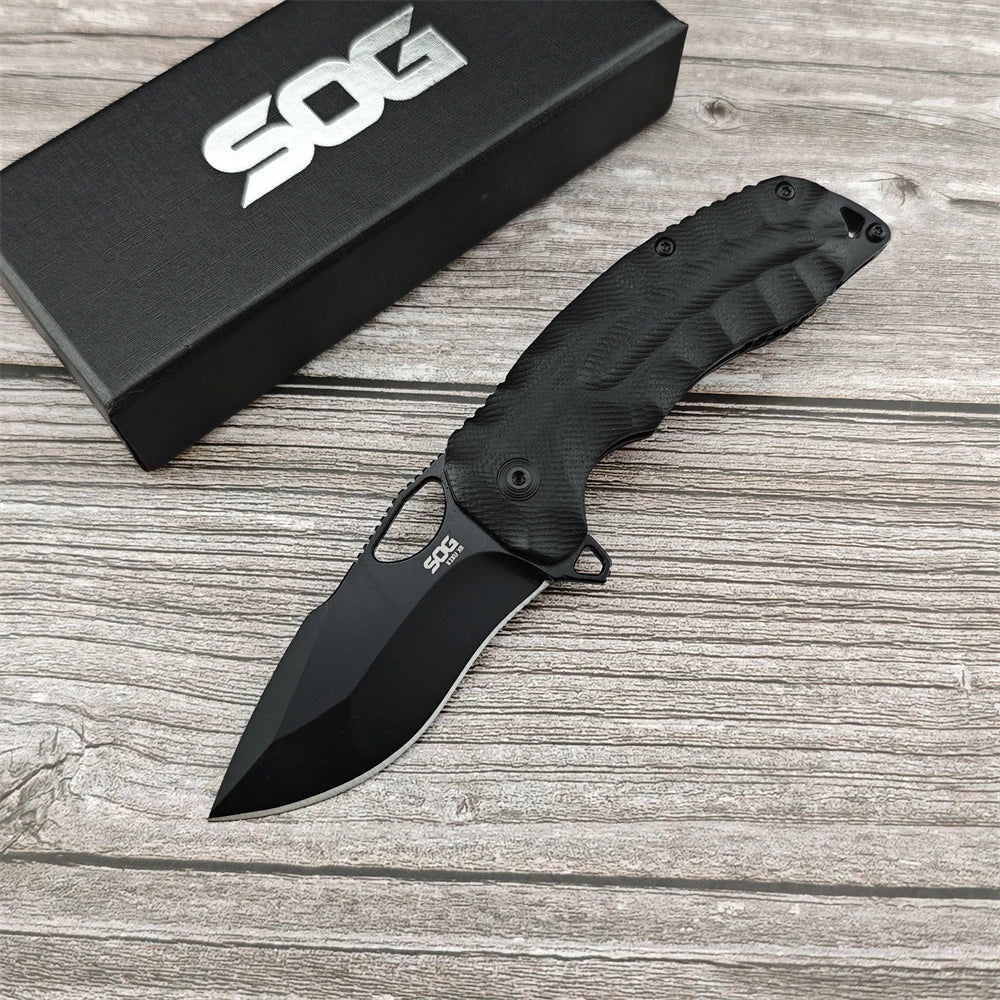 Kiku XR Mini Folding Knife 8Cr13Mov Blade G10 Handle Outdoor Camping Tactical Tool Survival Self Defense Utility Knife
