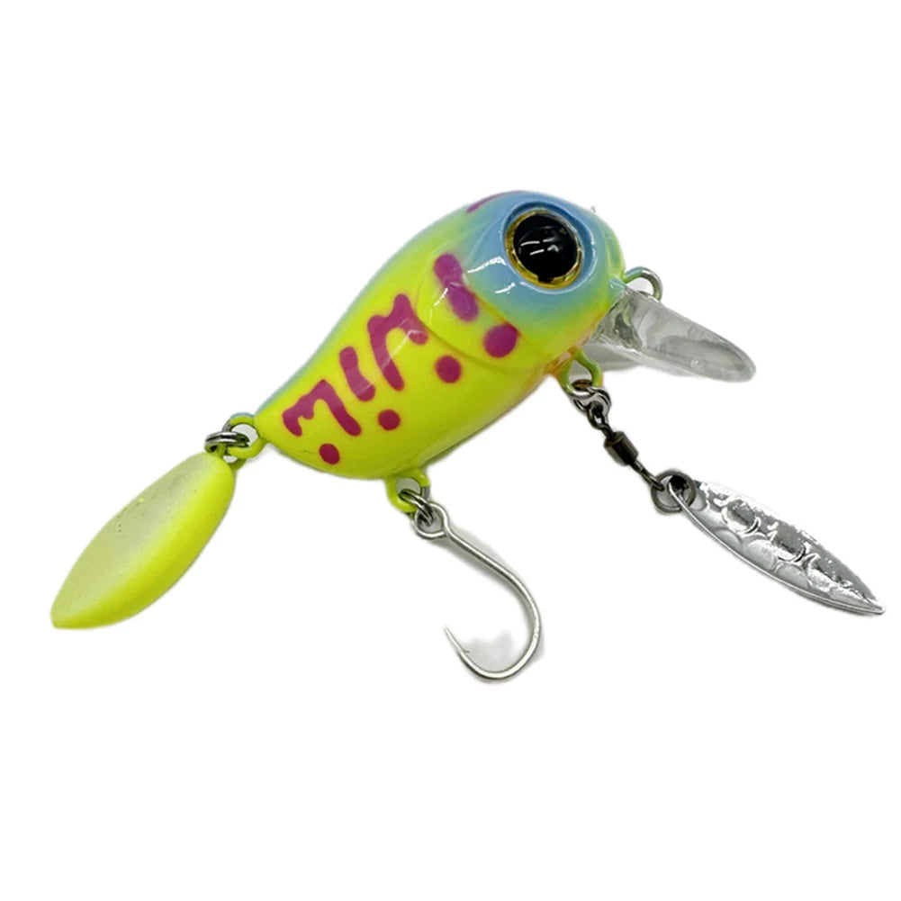 Fishing Tool For Anglers 30mm Length Fishing Lure Floating Minnow Life-like Lightweight Swimming Action Top Water
