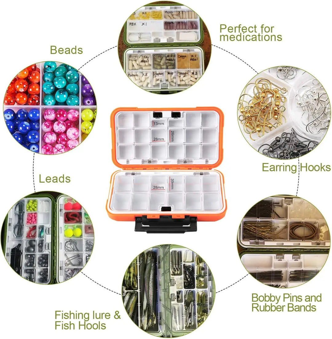 Fishing Box Accessories Storage Box Road Auxiliary Bait Box Tools Storage Box Fish Hook Accessories Storage Box Fishing Supplies