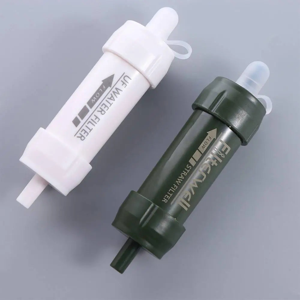 Mini Mini Water Filter Straw Straw Direct Drinking Purification Water Filter Survival Portable Drinking Water Filtering Straw