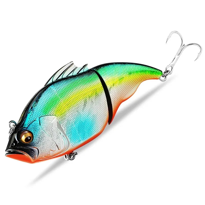 Pike Fishing Vatalion 115mm Vibration Jointed Bait Swimbait Bass Lure 41/43g Fishing Lure Floating  Vatalion 115F Leurre