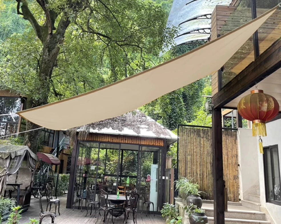 Sunshade cloth, sky curtain, outdoor courtyard, sunshade canopy, sunshade and heat insulation, customized balcony