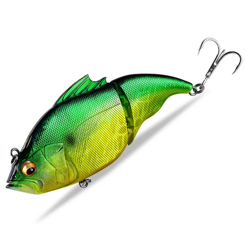 Pike Fishing Vatalion 115mm Vibration Jointed Bait Swimbait Bass Lure 41/43g Fishing Lure Floating  Vatalion 115F Leurre