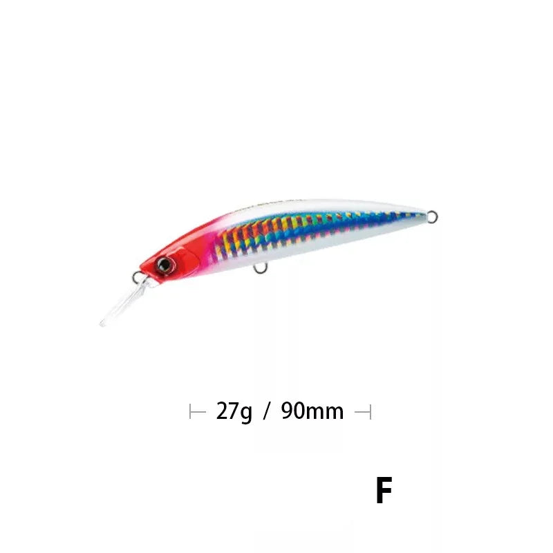 9cm 27g Minnow Fishing Lures Wobblers Crankbaits Jerkbaits Artificial Hard Baits Hooks 3D Eyes for Fishing Carp Pesca Isca