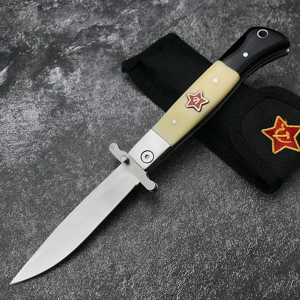 Russian Nkvd Ussr Finka NKVD Outdoor Survival Hunting Knives Camping Fixed Blade Straight Tactical Knifes Camping EDC Knife Gift